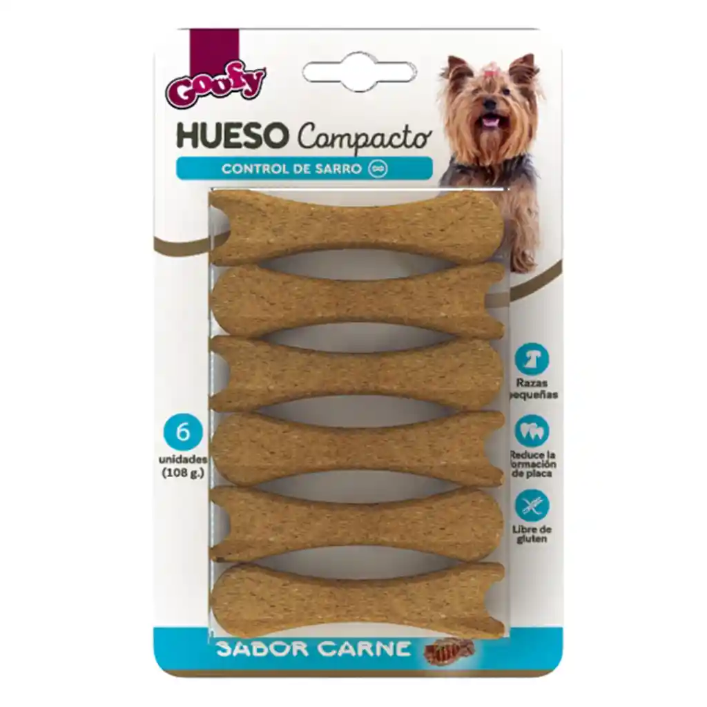 Goofy Hueso Compacto 6un Rza Pequena