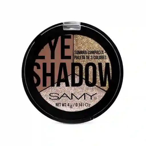 Paleta Samy Sombras Compacta 3 Colores (4 Gr)