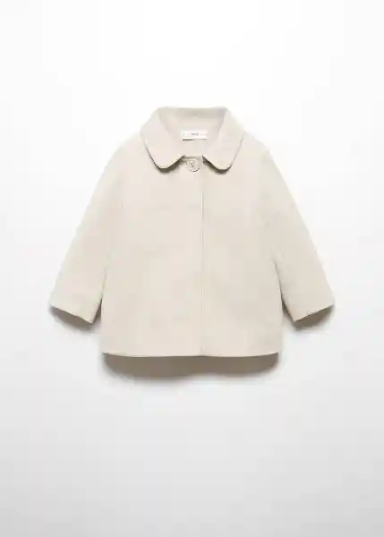 Abrigo Ennis Crudo Talla 71 Niña Mango