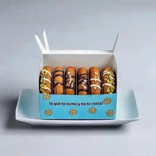 Caja de galletas saludables x 6 unidades