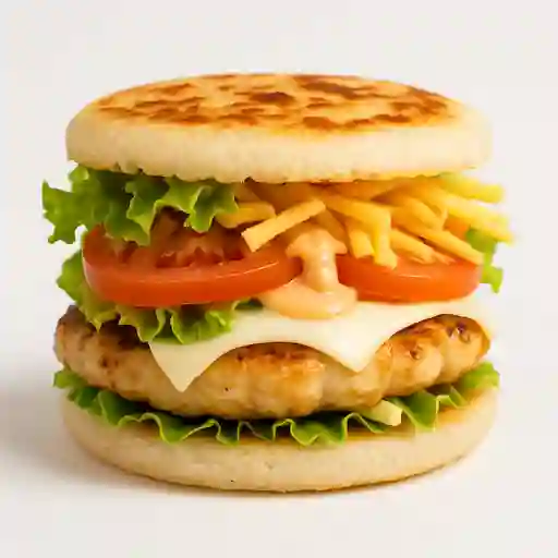 Arepa Burguer Sencilla Pollo
