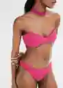 Braga Pami Fucsia Talla M Mujer Mango