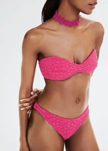 Braga Pami Fucsia Talla M Mujer Mango