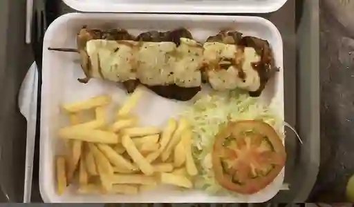 Chuzo de Res Gratinado