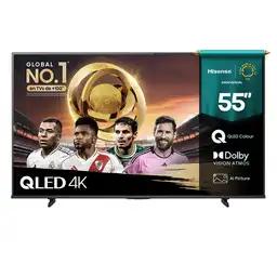 Hisense Televisor Qled Uhd 4K Smart Negro 55 55Q6QV