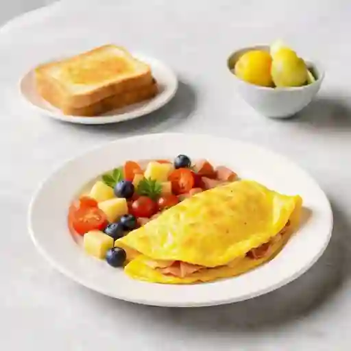 Omelet Jamon Y Queso