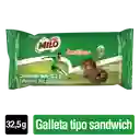 MILO Anillos galletas tipo sándwich rellenas con crema x 32,5g