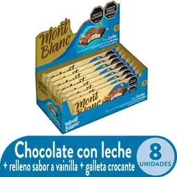 Mont Blanc Pack Chocolate Golosina Tres Leches Blanco