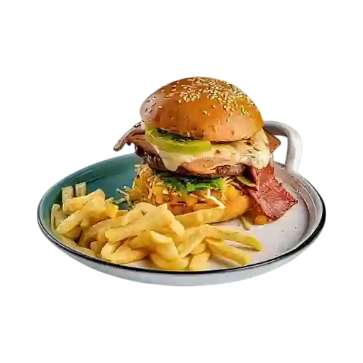 Combo Hamburguesa Hawaiana