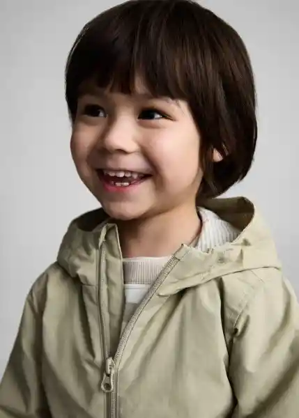 Abrigo Iggi Verde Talla 66 Niños Mango
