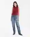 Top Tejido Soul Rojo Granada Oscuro Talla M Chevignon