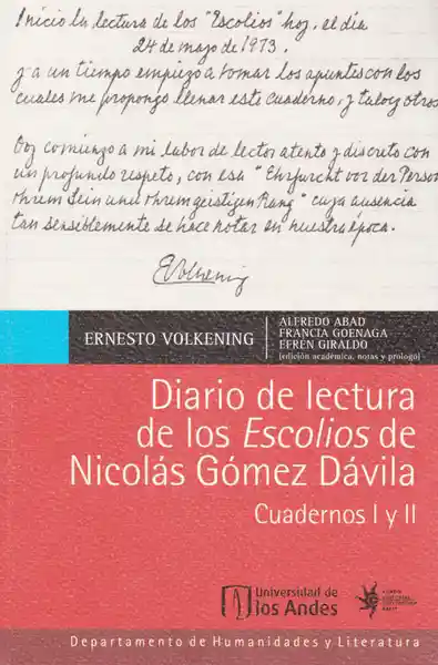 Diario de Lectura de Los Escolios de Nicolás Gómez Dávila.