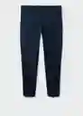 Pantalón Temple Navy Talla 42 Hombre Mango