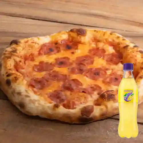 Combo Pizza Pepperoni + Quatro 500 ml