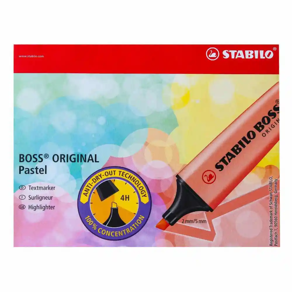 Stabilo Resaltador Boss Pastel Lila - 70/155-P