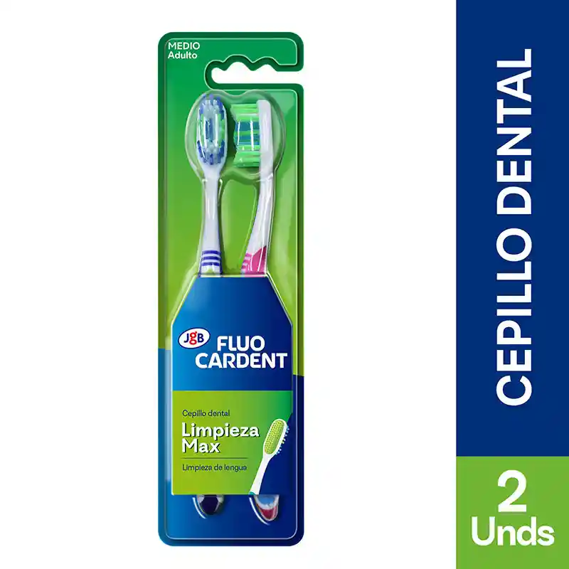 Fluo Cardent Cepillo Dental Limpieza Max