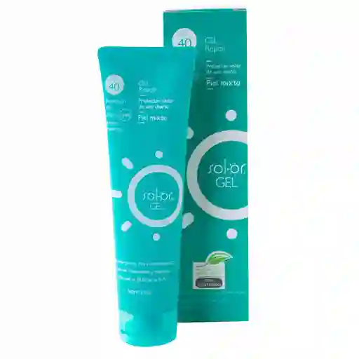 Sol-Or Gel Protector Solar Piel Mixta SPF 40