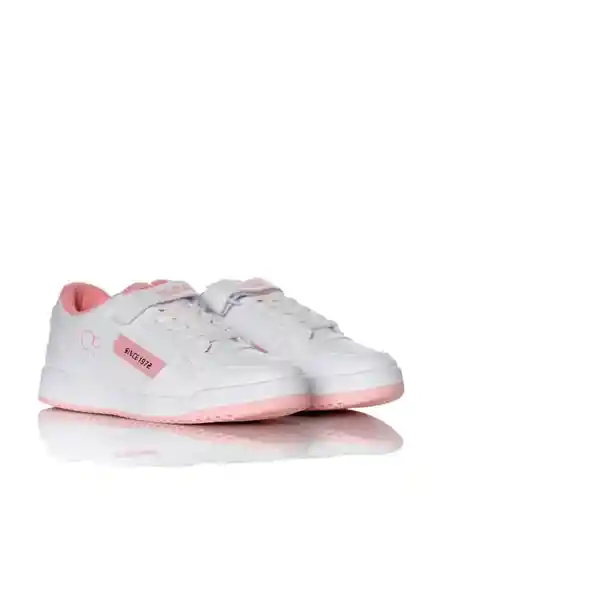 Ocean Pacific Tenis de Mujer Talla 36.5 Color Blanco/Rosado