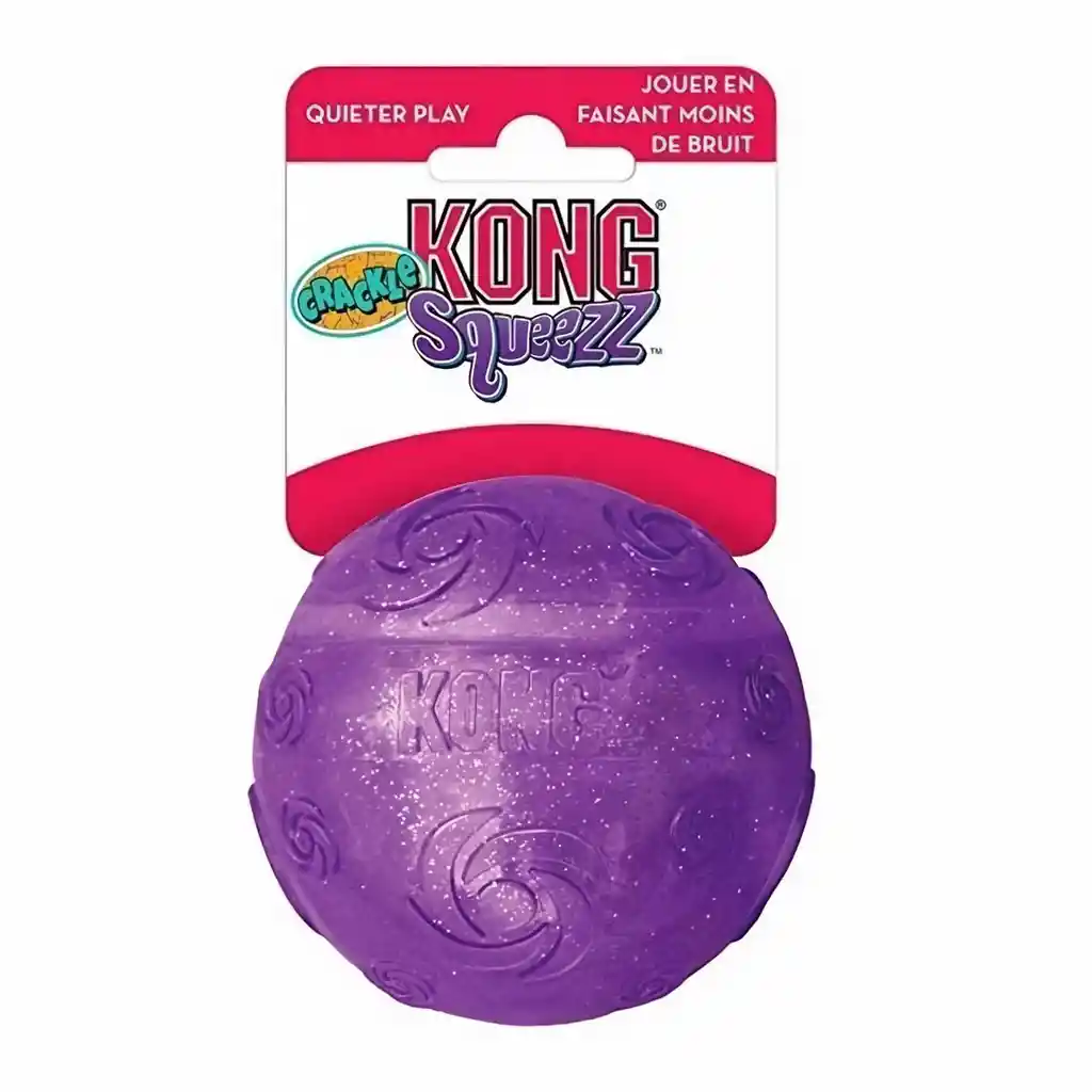 Kong Pelota para Perro Crackle Squeezz sin Chillidos