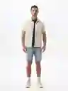 Camisa Hombre Crudo Beige Talla M 819f001 Americanino