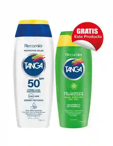 Tanga Pack Of Protect Solar 50spf + Gel Calmante