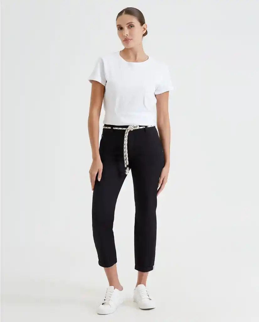 Pantalón Con Bota Recta Para Mujer