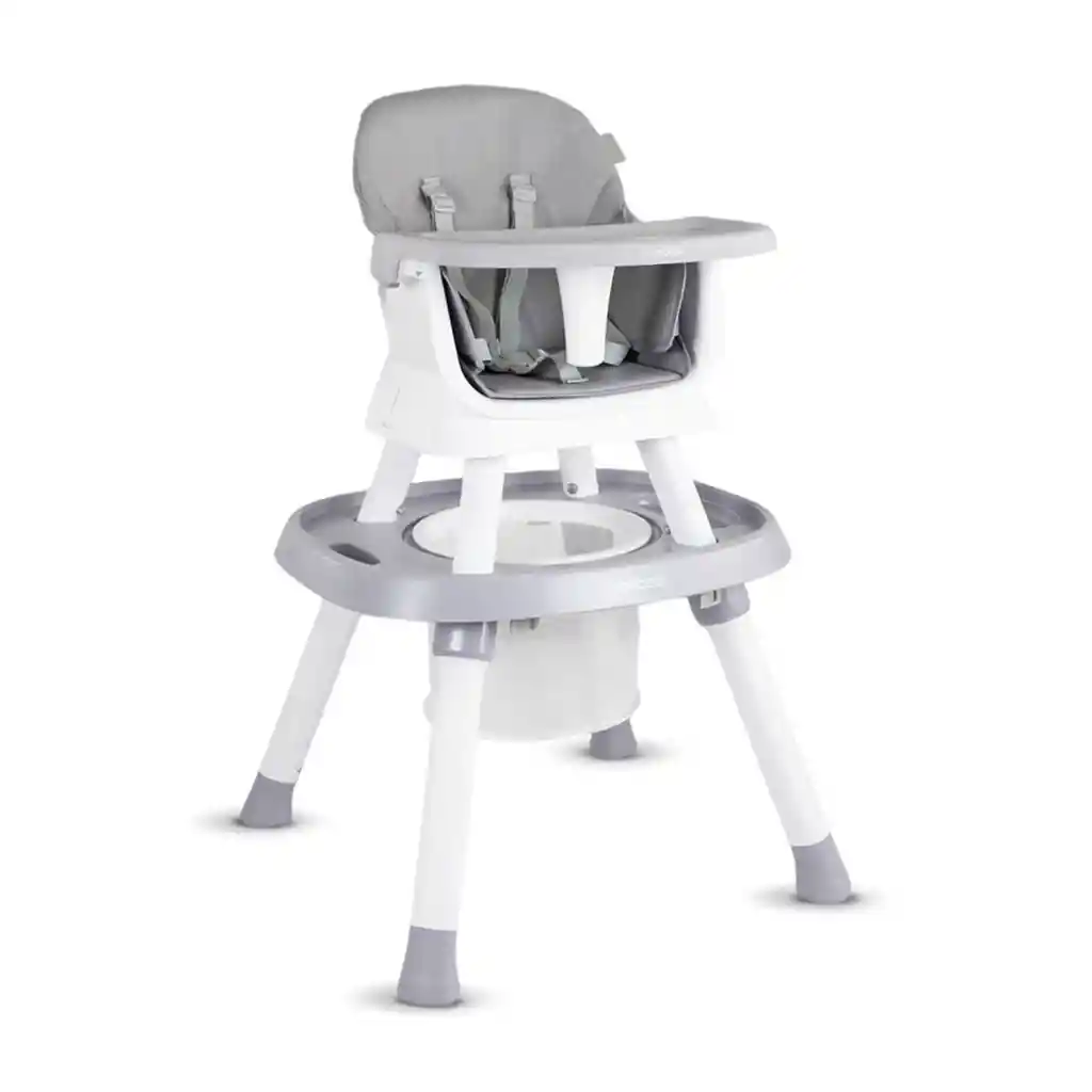 Silla Comedor Para Bebé Infantil Escritorio Steps Premium 12 en 1 Gris