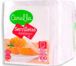 Carulla Servilletas Dobladas en 4