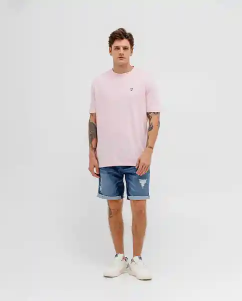 Camiseta Hombre Rosa Talla XXL 132006U Rifle