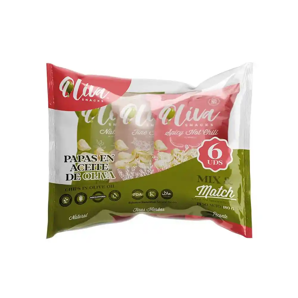 Pboca Papas Oliva Mix And Match2 X6