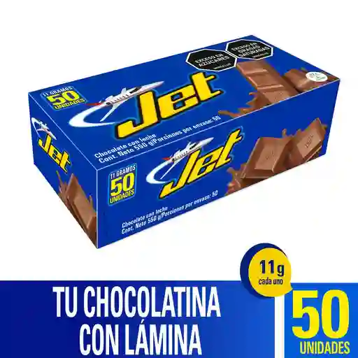 Chocolatina Leche Jet
