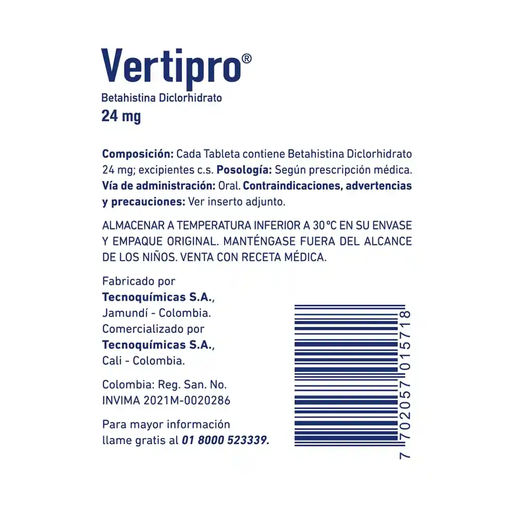 Vertipro (24 mg)