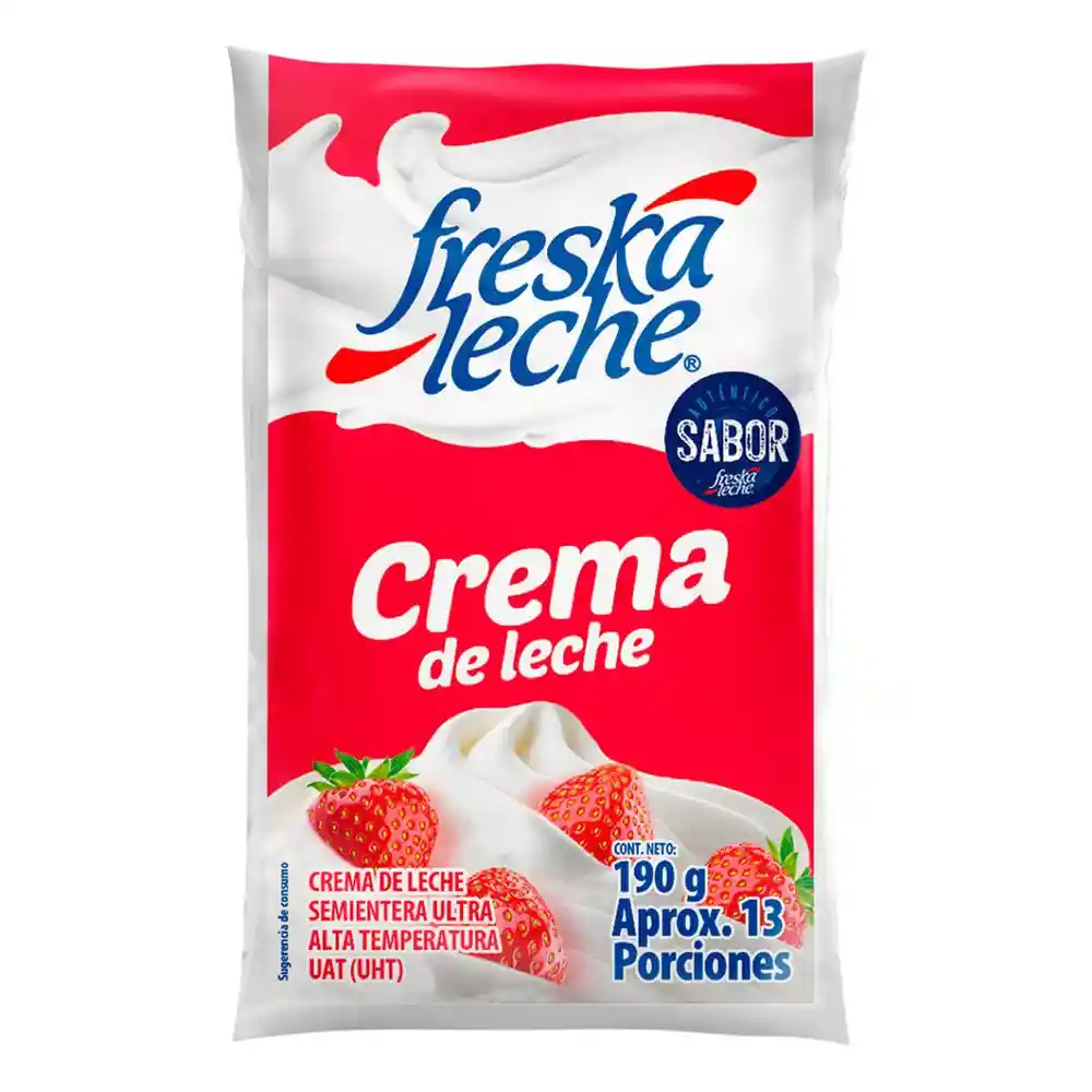 Crema de Leche Freska Leche Semientera Uht (190 Gr)