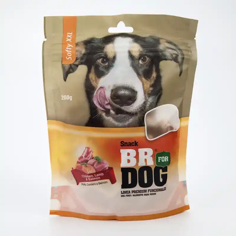 Br For Dog Alimento para Perro Softy XXL Pollo Cordero y Salmón