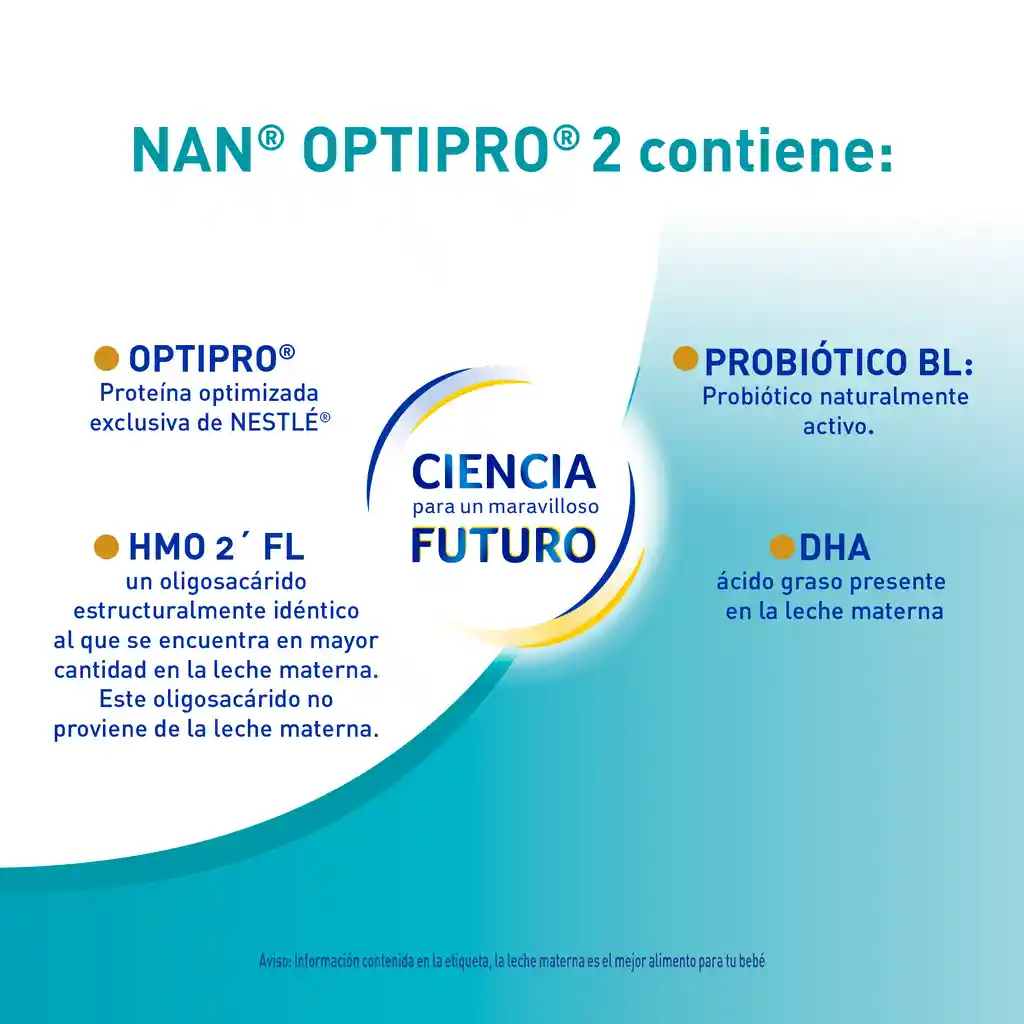 Fórmula infantil NAN OPTIPRO Etapa 2 x 900g