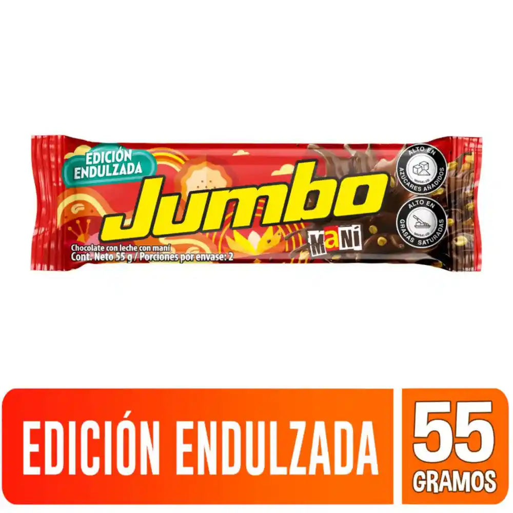 Jumbo Chocolatina Maní 
