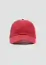 Gorra Minili Rojo Talla 99 Mujer Mango