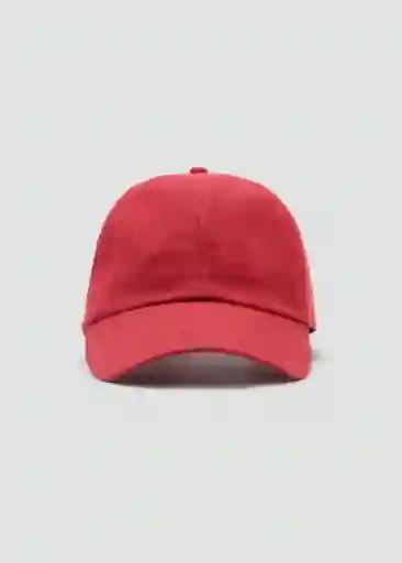 Gorra Minili Rojo Talla 99 Mujer Mango