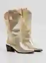 Arkitect Botas Para Mujer Bota Cortes 39 Champaña