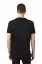 Diesel Camiseta T-Diegos-Slits-B81 Negro Talla XL