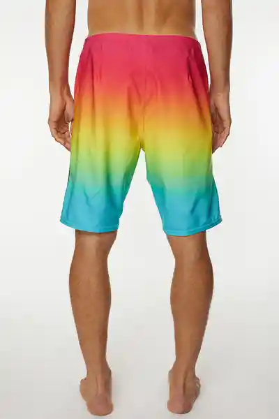 ONeill Boardshort Hyperfreak S-Seam Fade am Rosado Talla 32