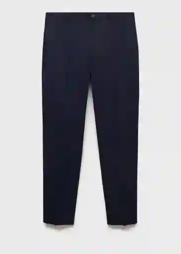 Pantalón Dublino Azul Noche Talla 44 Hombre Mango