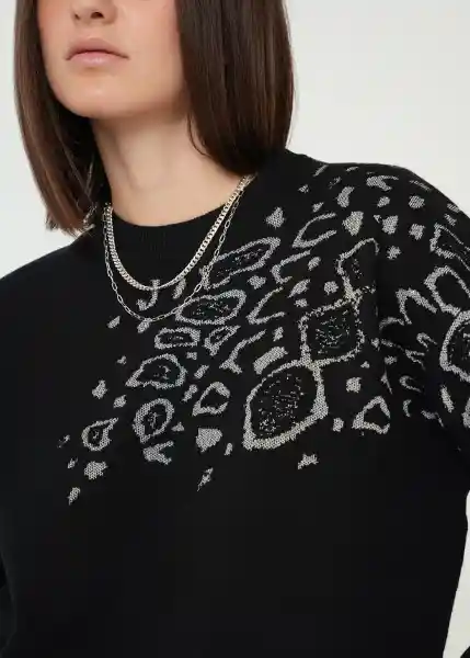 Tejido Mujer Negro Puro Ultraoscuro Talla L 489g012 Naf Naf