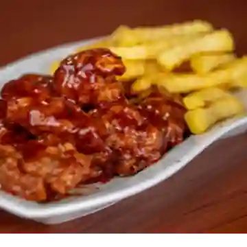 Alitas a la BBQ