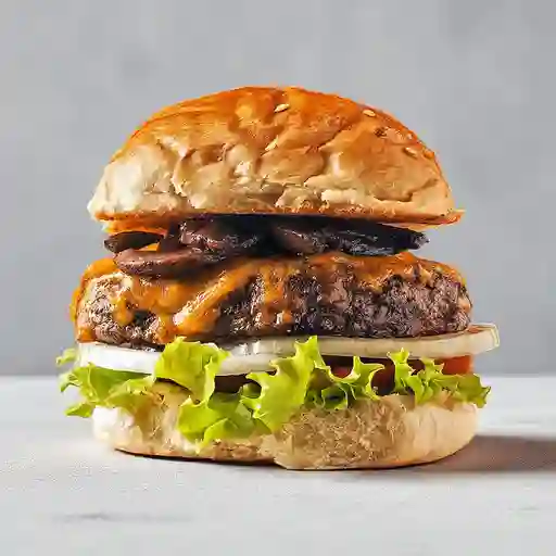 Mushroom Cheeseburger