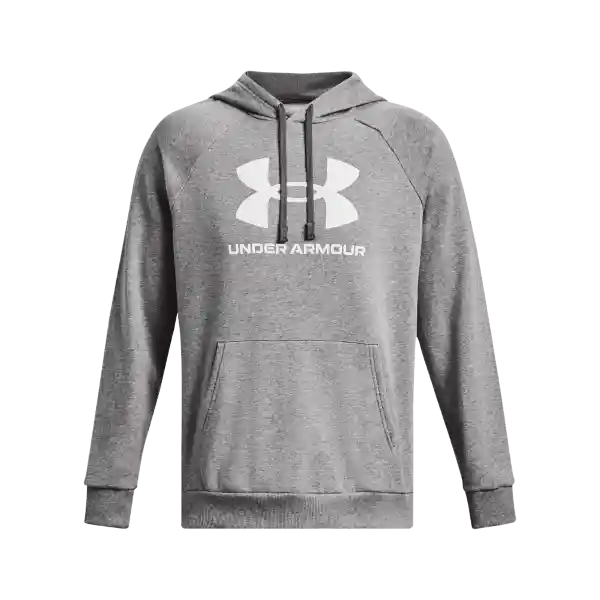 Under Armour Camiseta Rival Fleece Hd Hombre Gris LG 1379758-025