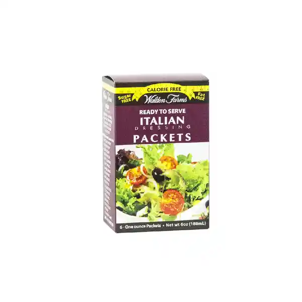 Walden Farms Aderezo Italian Sachets 180 mL