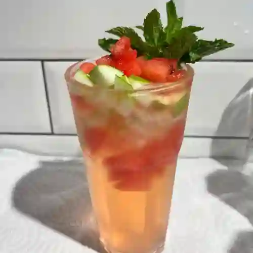 Soda de Sandia y Manzana