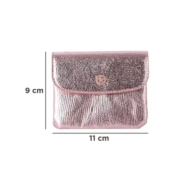 Monedero Shiny Rosa Miniso