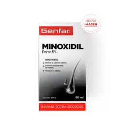 Minoxidil forte 5% Solución Tópica Genfar